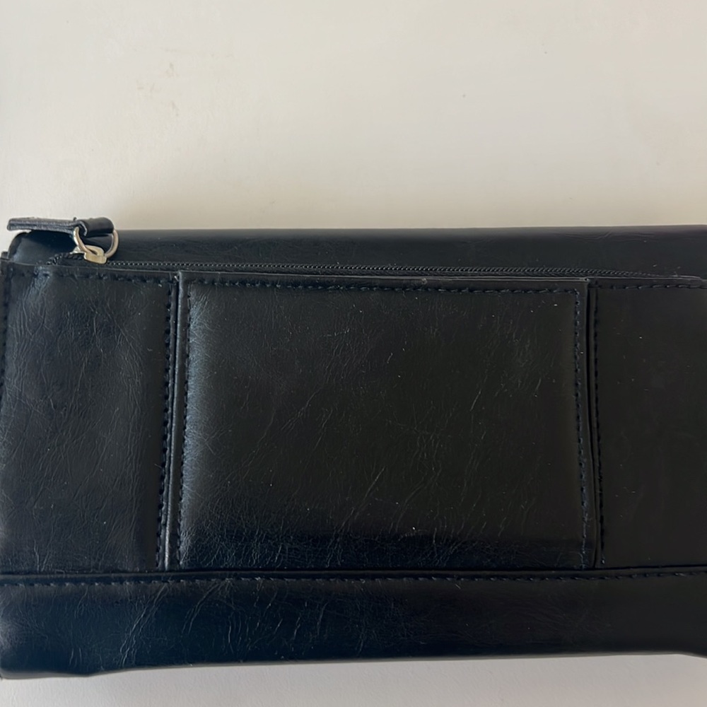 MUNDi new Black Leather wallet, multiple compartments - Picture 8 of 10